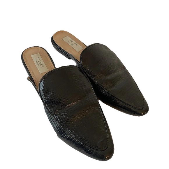 Steve Madden Shoes - Steven New York Heidie Steve Madden Womans 7.5  Black Point Toe Mule